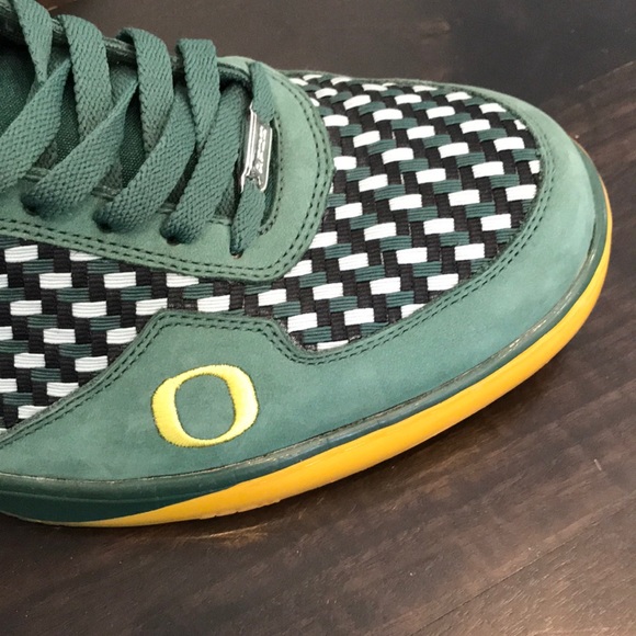 Unreleased Nike Air Force 25 Sample Oregon Ducks Player Exclusive (PE) - Picture 3 of 8